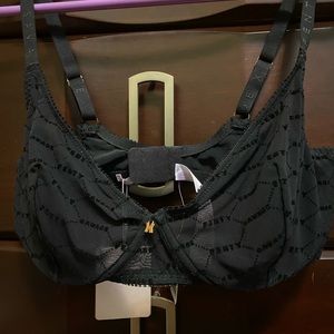 Black Mesh Savage x Fenty Bra